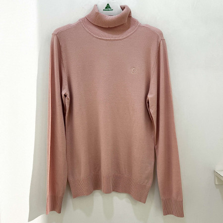 [행복한백화점][그린조이]솔리드 쉐타 터틀넥 니트 연분홍 여성 GF24SL51W