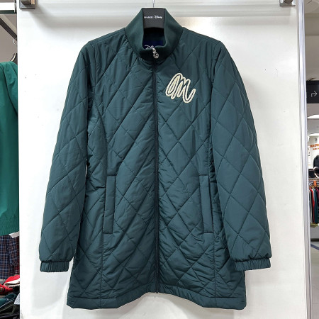 [행복한백화점][디즈니골프]하프기장 다이아퀼팅 점퍼 다크그린 여성 DO3LJP004