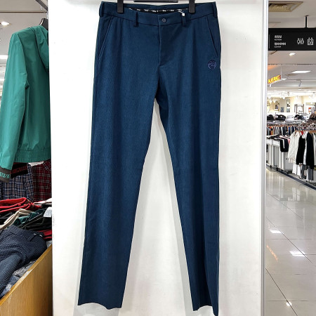 [행복한백화점][디즈니골프]솔리드 코듀로이 일자핏 팬츠 청록 남성 바지 DO3MPA005