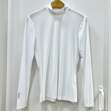 [행복한백화점][루이까스텔]SS 몸판 메쉬 이너 터틀넥 티셔츠 화이트 여성 7LETS313