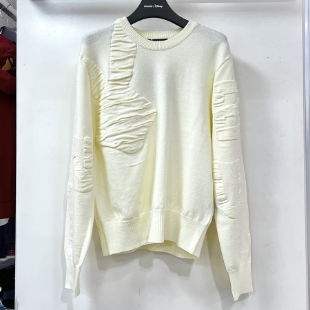 [행복한백화점][디즈니골프]간절기 라운드넥 니트 아이보리 여성 SO3LKT015