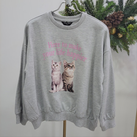 [행복한백화점][더데이걸]박시핏스웻셔츠 TGMA24102