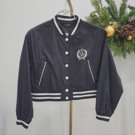 [행복한백화점][더데이걸]바스락 크롭 야구점퍼 TGJA24303