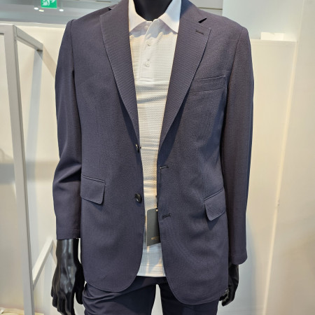 [행복한백화점][세르지오]폴리스판  네이비  자케 sjkurme2245