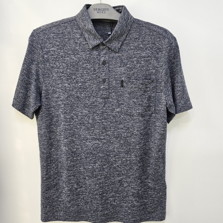 [행복한백화점][세르지오] 한지 섬유 멜란지  그레이 반팔 티셔츠  stsvamj2787