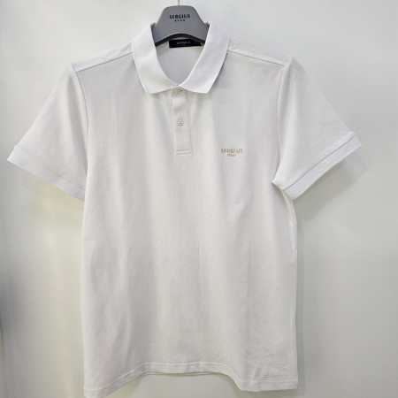 [행복한백화점][세르지오]pk  면 기본 화이트 반팔 티셔츠 stsurme2203