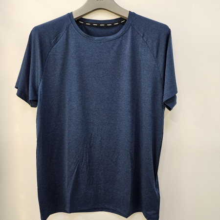 [행복한백화점][세르지오]쿨 네이비 스판  라운드 반팔 티셔츠 stsjbme2931a