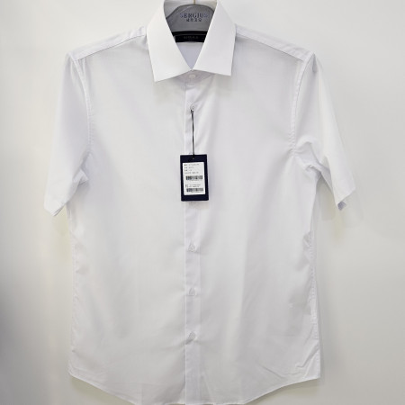 [행복한백화점][세르지오] 면혼방 화이트 반팔 남방 SYTURME2434