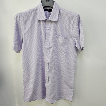 [행복한백화점][세르지오]라이트 핑크  잠체크 반팔 셔츠 syturme2222a