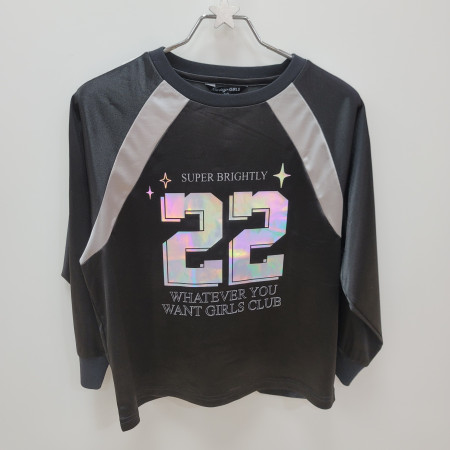 [행복한백화점][더데이걸]실버 블럭코어 긴팔   TGMA24810