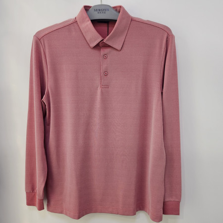 [행복한백화점][세르지오] 폴리 스판 레드 가을 긴팔 티셔츠 stsdkme3750