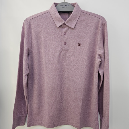 [행복한백화점][세르지오]멜란지 핑크 레이온 혼방 가을 긴팔 티셔츠 stsdkme3765