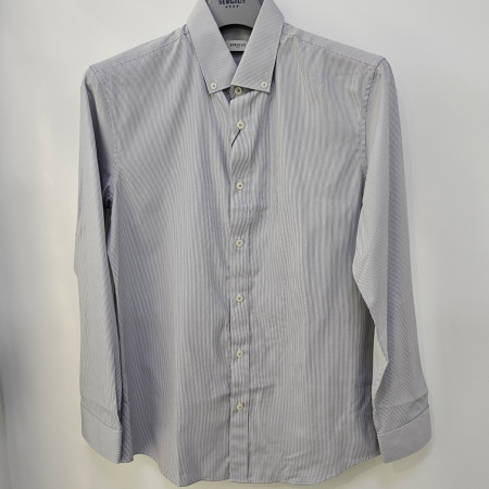 [행복한백화점][세르지오]면폴리 혼방  그레이  셔츠  sytncmh3421