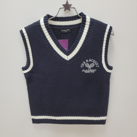 [행복한백화점][더데이걸]데니스 박시 스웨터 조끼  TGVK23W02