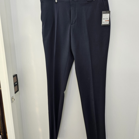 [행복한백화점][세르지오]골지 스판 네이비  밴딩 바지  