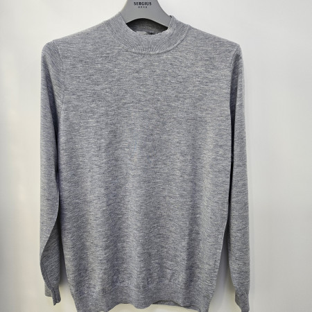 [행복한백화점][세르지오]그레이 반목 니트티셔츠 sntzymf3757