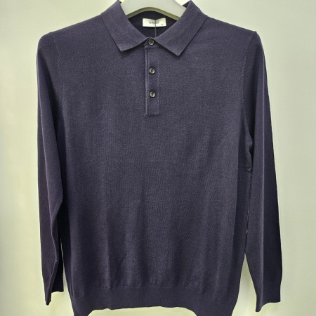 [행복한백화점][세르지오]바이올렛  카라 니트티셔츠 sntzymf3775