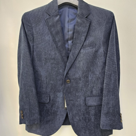 [행복한백화점][세르지오] 기모 블루 자켓  sjkcemh4333