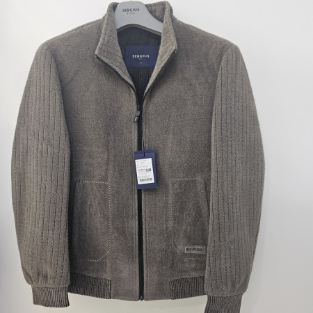 [행복한백화점][세르지오]모직점퍼 브라운 점퍼 sjpdwwme4174a