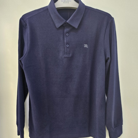 [행복한백화점][세르지오]폴리스판 엠보네이비  겨울 티셔츠 stsdkme4648a