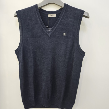 [행복한백화점][세르지오]울혼방  네이비 조끼  svtbsmj4726