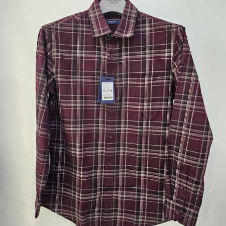 [행복한백화점][세르지오]레드 체크 남방  sytncme3469