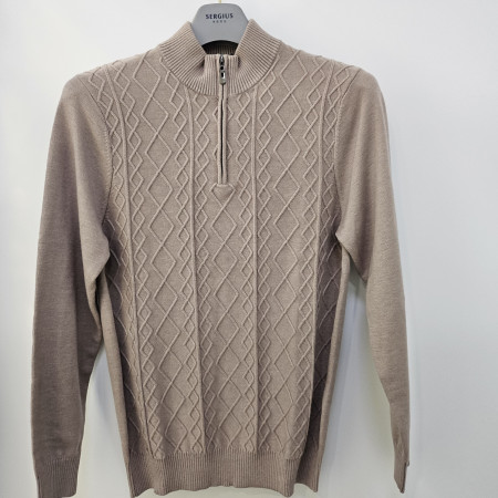 [행복한백화점][세르지오]마름모  베이비  반집업  니트티셔츠 sntjbmf4853a