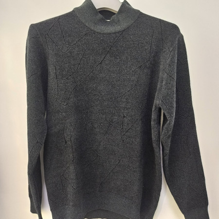 [행복한백화점][세르지오]밍크 기모  그린 반폴라 티셔츠 sntbsmf4518a