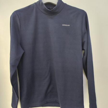 [행복한백화점][세르지오]겨울기모 네이비 반폴라 티셔츠 stsmgmf4539