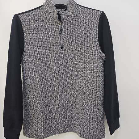 [행복한백화점][세르지오]퀼팅 베색  집업티셔츠 stsdkmf4616a