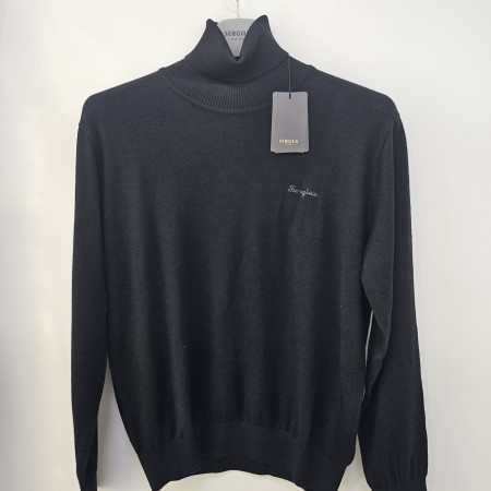 [행복한백화점][세르지오]블랙 롱폴라 니트티셔츠 sntjdmf4505a