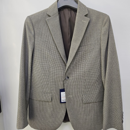 [행복한백화점][세르지오]체크 레이온 폴리 스판 자켓 sjkurme3007