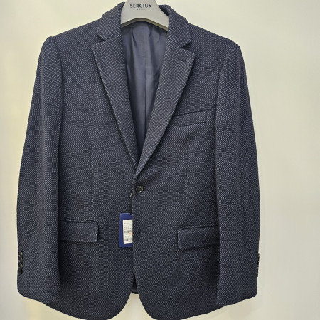 [행복한백화점][세르지오]레이온 폴리 네이비 스판 자켓  sjkurme3013