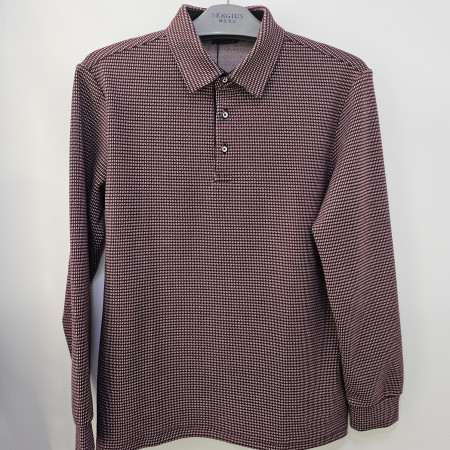 [행복한백화점][세르지오]폴리 면스판  와인 티셔츠 stsdkme4670a