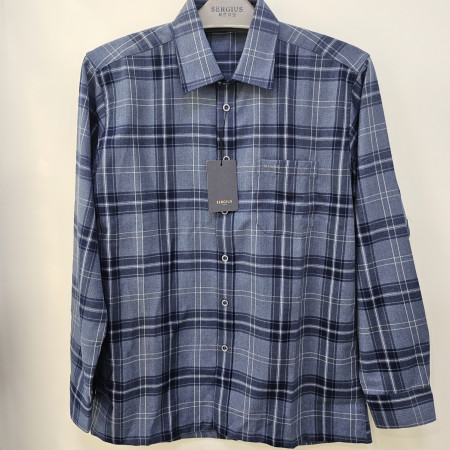 [행복한백화점][세르지오]겨울 네이비 남방  sytgumh4475