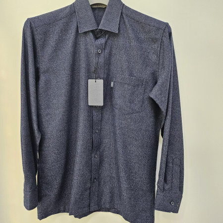 [행복한백화점][세르지오] 겨울 네이비 남방  sytgumh4480