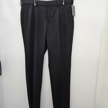 [행복한백화점][세르지오] 인터록  본딩 블랙 원턱 바지 sptsomf4921a