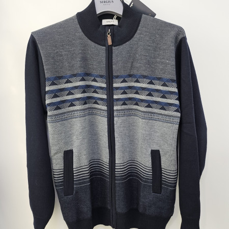 [행복한백화점][세르지오]풀집업 네이비  가디건  sctvbmh4721