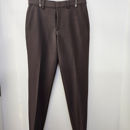 [행복한백화점][세르지오] 폴리 기모 본딩 브라운 바지  sptsome4943a