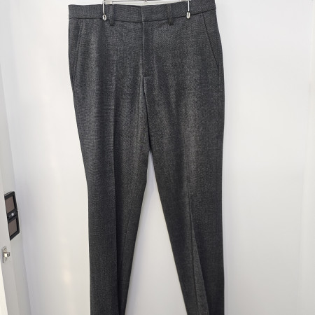 [행복한백화점][세르지오]잔체크  그레이   밴딩 바지    sptsome4945