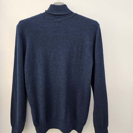 [행복한백화점][세르지오] 울 100%  네이비  터틀넥   sntbsme4532a