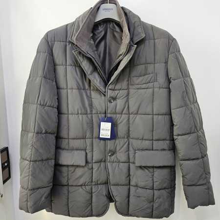 [행복한백화점][세르지오]퀼팅 패딩  자켓형   그레이점퍼  sjkslme4003