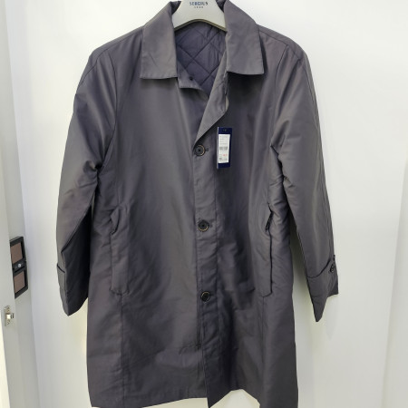 [행복한백화점][세르지오]내피 패딩 그레이 코트  shcslme4006