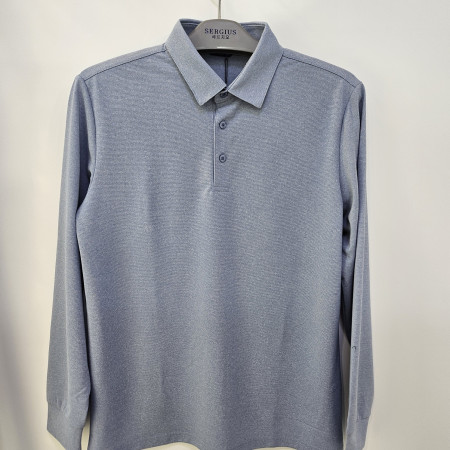 [행복한백화점][세르지오]레이온 면폴리 블루 티셔츠 stsdkmd1721