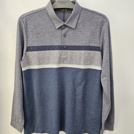 [행복한백화점][세르지오]면혼방 그레이 봄티셔츠 stsdkmf1711