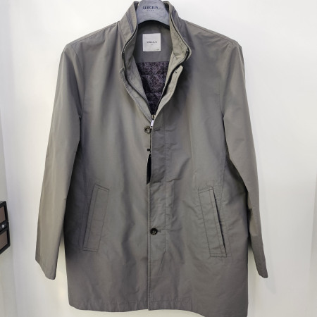 [행복한백화점][세르지오]그레이 트렌치 코트  sctssmf1102