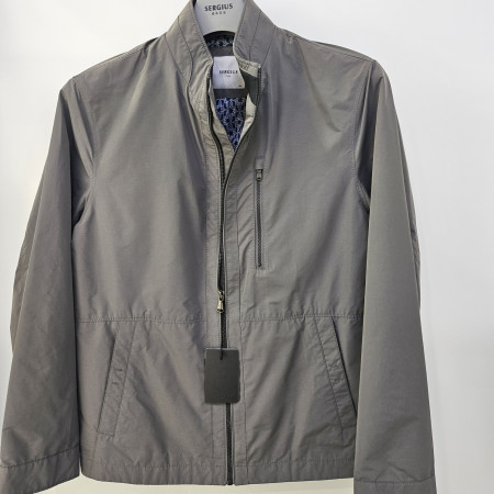 [행복한백화점][세르지오]그레이 봄점퍼  sjpssmf1104