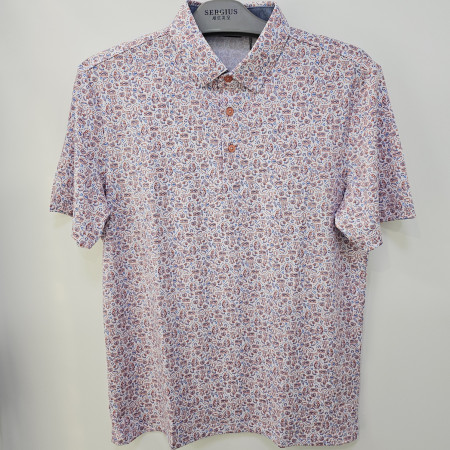 [행복한백화점][세르지오]폴리 스판 화이트 반팔 티셔츠 stsdkfd2839