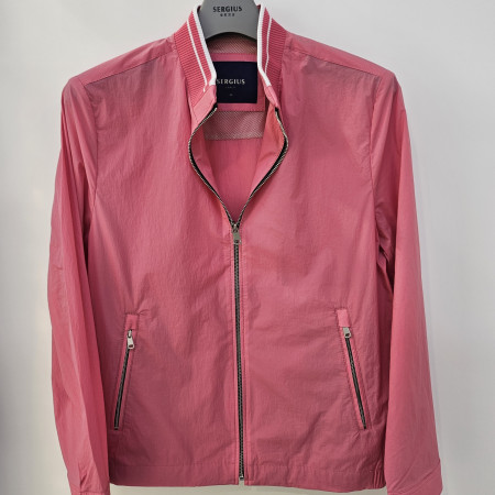 [행복한백화점][세르지오]퍼플 카라 니트 여름 점퍼 sjpssmd2130