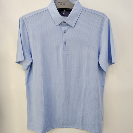 [행복한백화점][세르지오]네이비 폴리 스판 반팔 티셔츠 stsdkfd2840